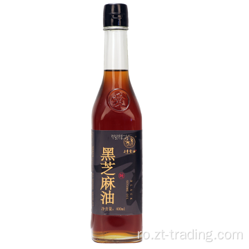 100% ulei de semințe de susan chinezesc negru pur de 400 ml